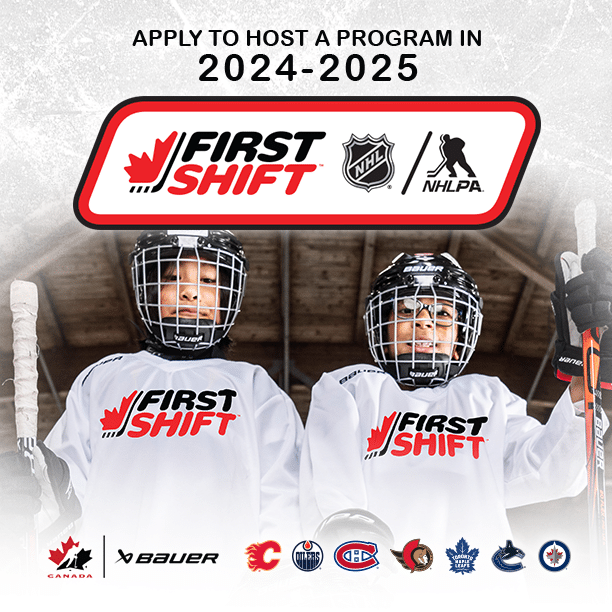 NHL/NHLPA First Shift Application Period NOW OPEN